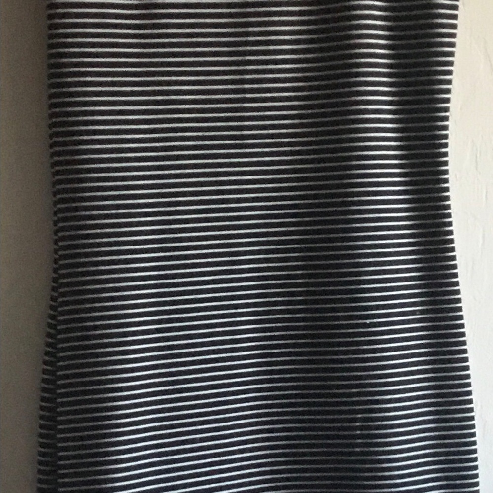 Forever 21 Black and White Striped Mini Dress